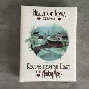 Heart of Iowa Cookbook with P. Buckley Moss Art